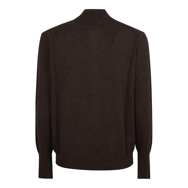 Luxury Brown Cashmere Sweater AW24