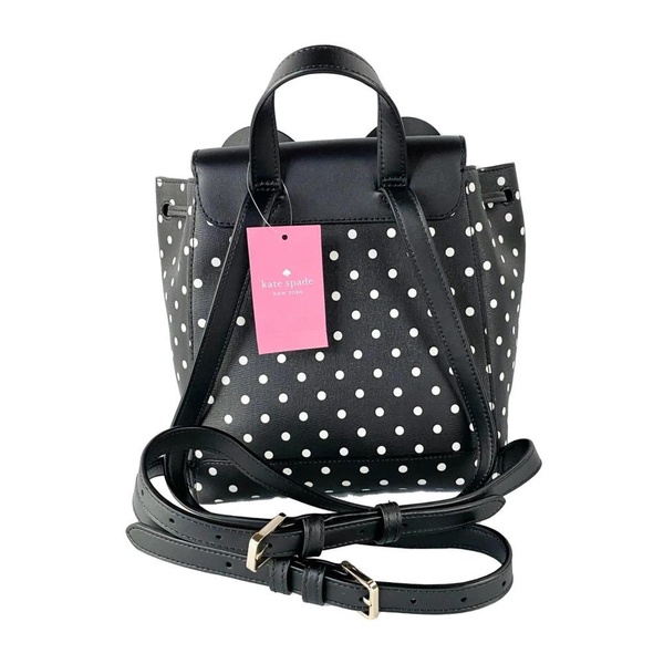 Minnie Mouse Leather Backpack Bow Design