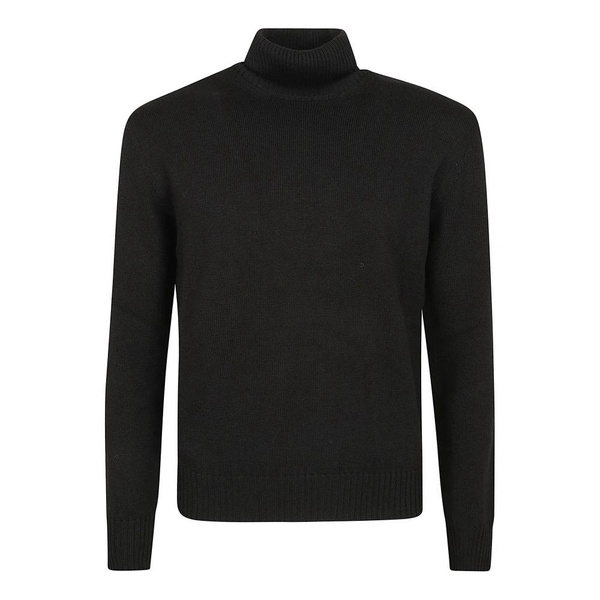 Black Sweater with T Neck Pullover