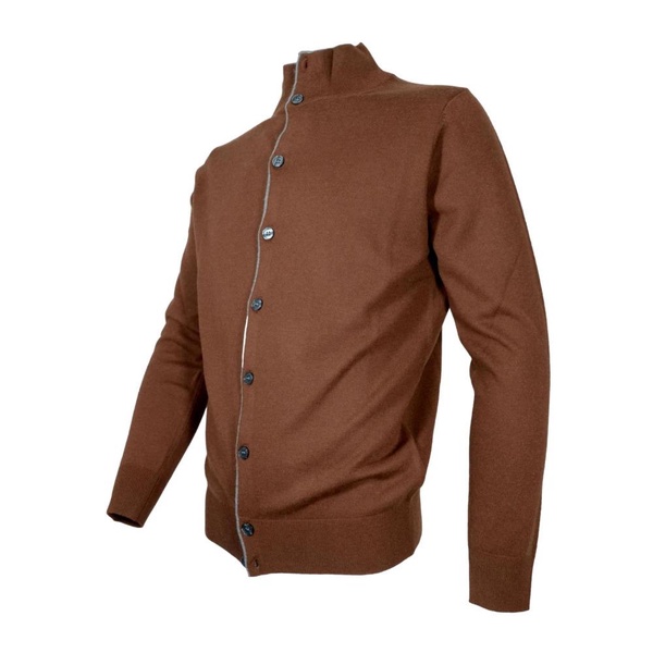 Luxury Brown Cashmere Cardigan