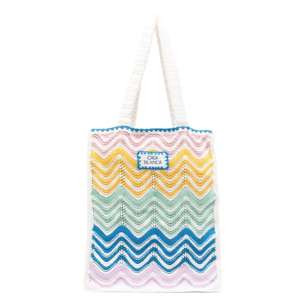 MultiColour Wave Crochet Bag