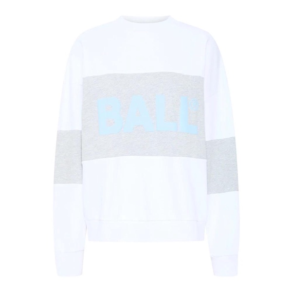 Logo Crew Neck Sweatshirt White