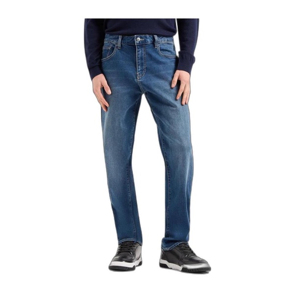 Blue Slim Fit Cotton Stretch Jeans