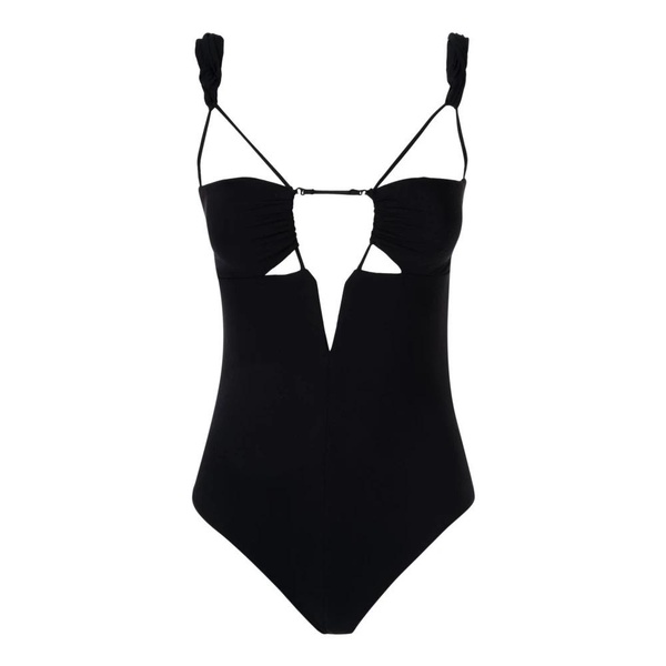 GATHERED BRA ONE PIECE SWIMSUIT