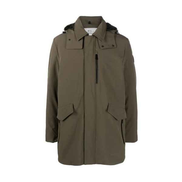 Green Tech Softshell Down Coat