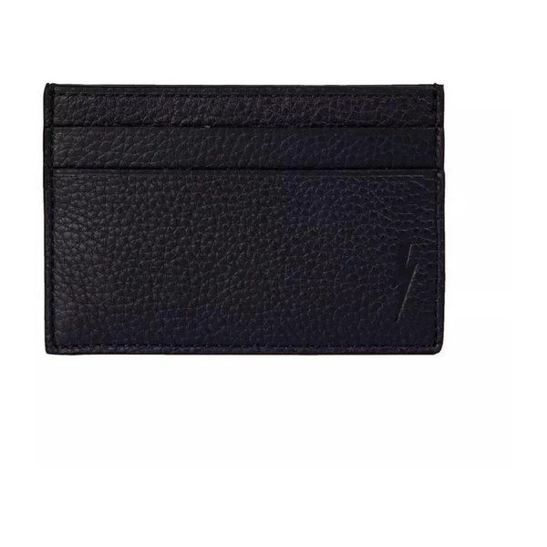 Black Leather Card Holder Wallet