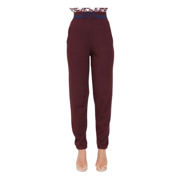 Bordeaux Bicolor Striped Sweatpants