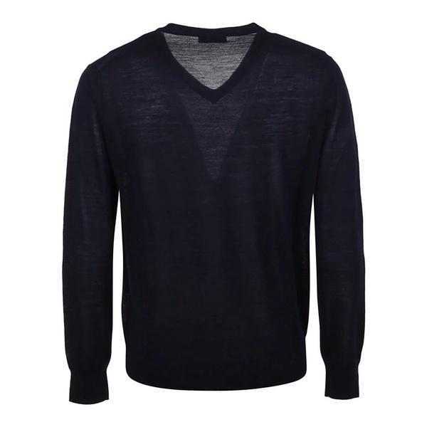 Navy V Neck Pullover Sweater