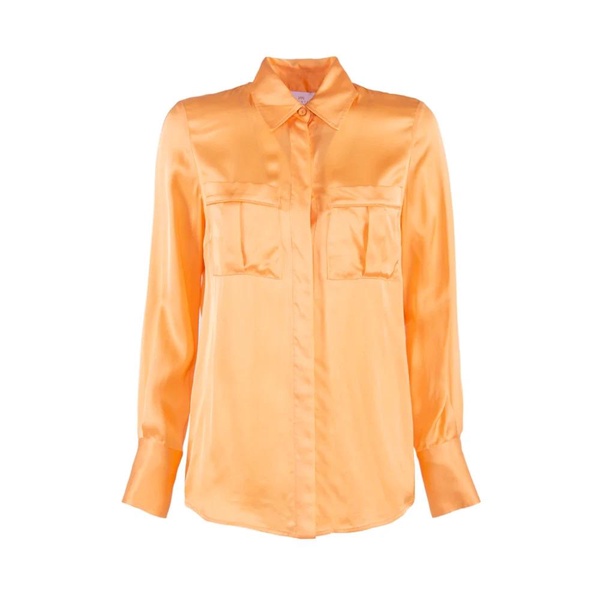 Satin Viscose Long-Sleeve Shirt