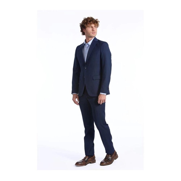 Slim Fit Wool Suit Classic Style