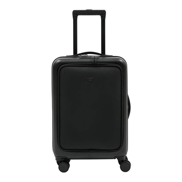 Stylish Zippered Plain Suitcase with Logo