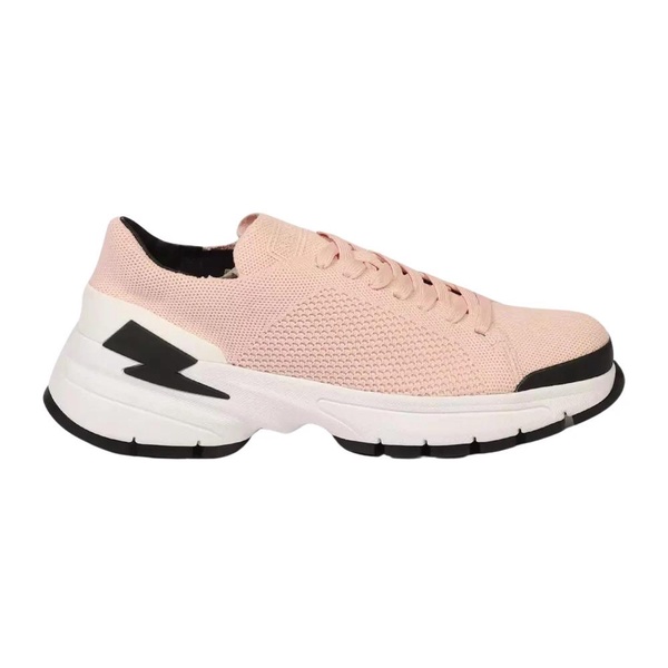 Chic Pink Bolt Sneakers for Style-Conscious Men