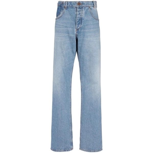 Wide Leg Cotton Jeans