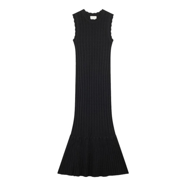 Black Molino Knit Dress