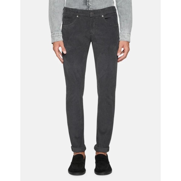 Dark Grey Velvet Brighton Jeans