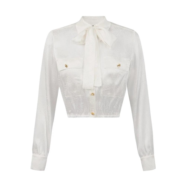 Ivory Shirt Elegant Style