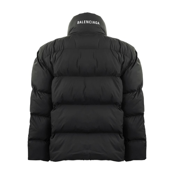 Men's Wrap Puffer Jacket Black