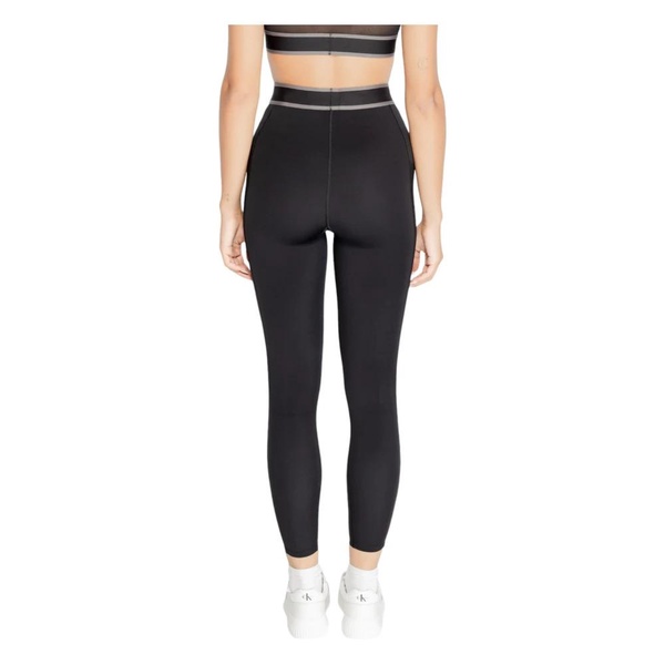 Black Plain Slip-on Leggings