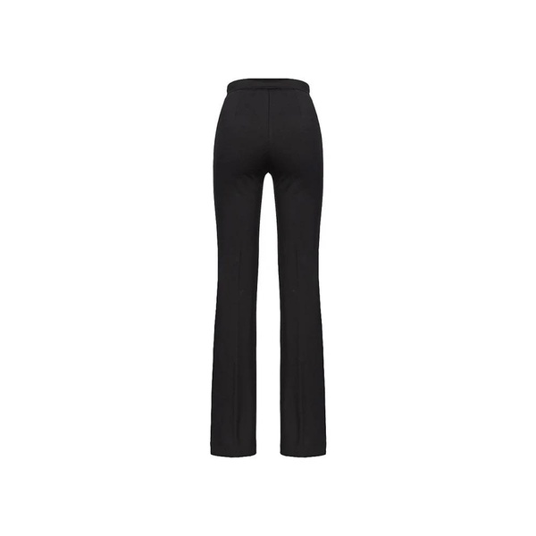 High Waist Flare Pants in Black