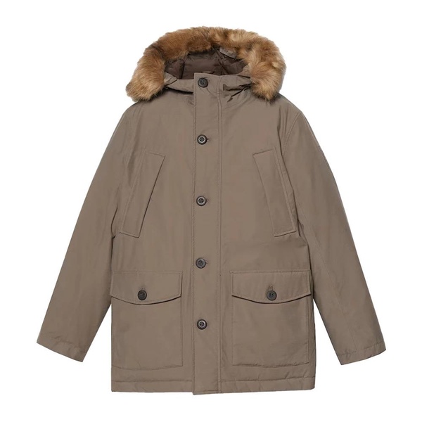 Brown Waterproof Ridge Scar Men's Parka