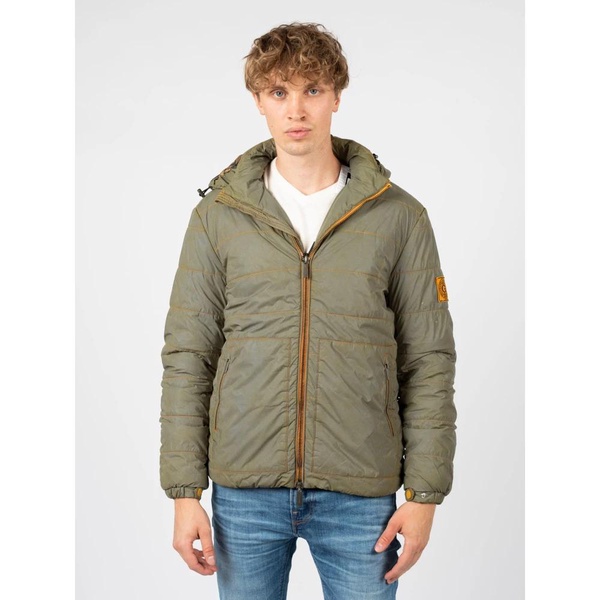 Reflective Quilted Jacket with Detachable Hood