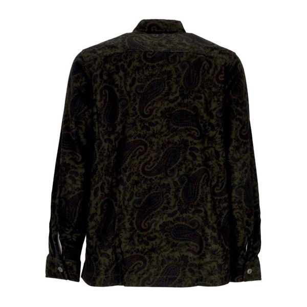 Long Sleeve Paisley Print Shirt