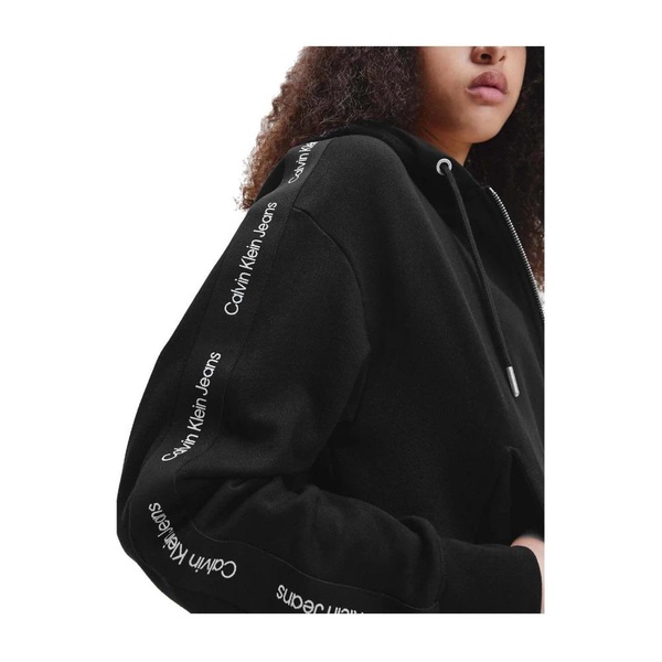 Sweat Logo Tape Zip Sweatshirt