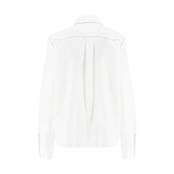 Contemporary Silhouette Cotton Blouse