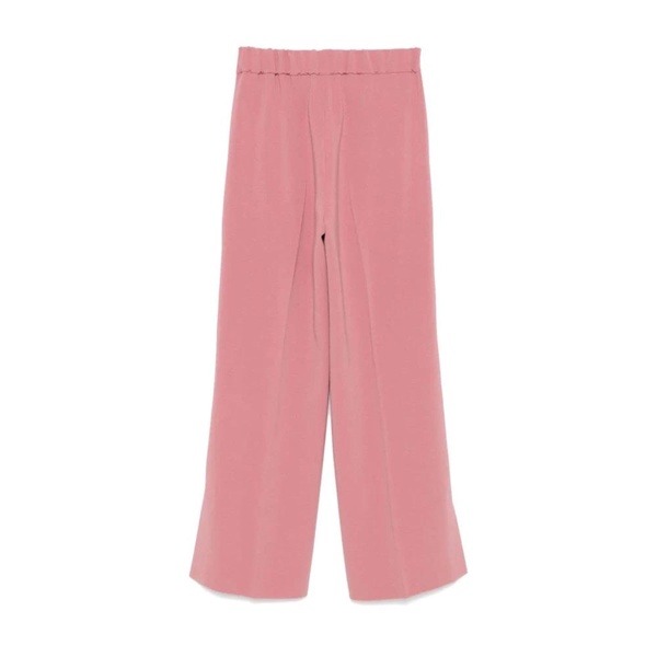 Pink Trousers with Elasticated Waistband