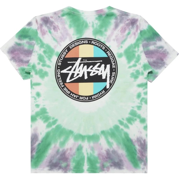 Reggae Dot Tie Dye Tee Green