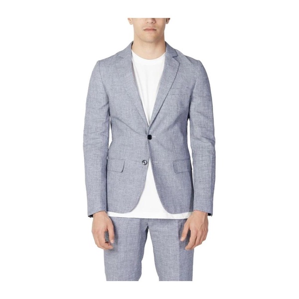 Spring/Summer Linen Cotton Blend Suit Jacket