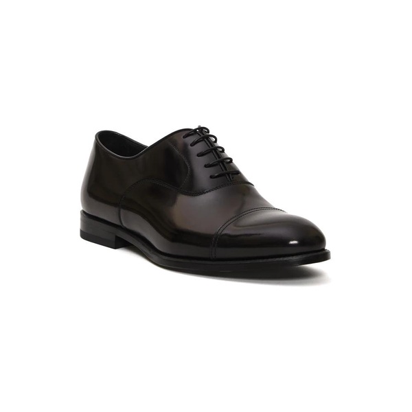 Black Oxford Shoes Leather Sole