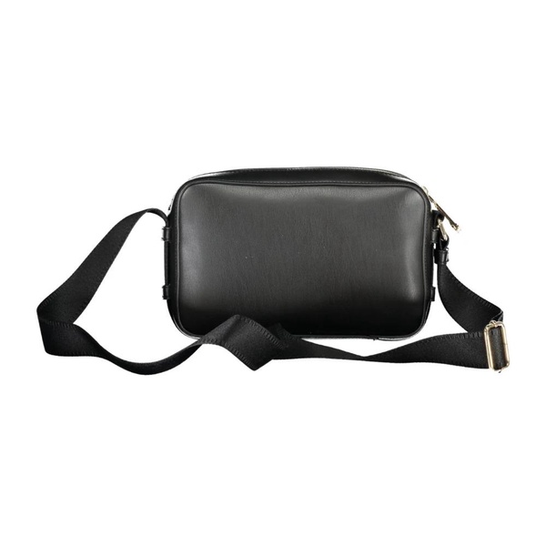 Black Crossbody Bag with Zip Closure