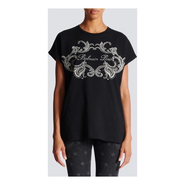 Paisley logo cotton jersey T-shirt