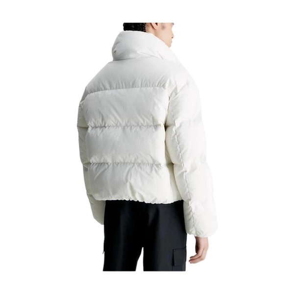 Relaxed Fit Short Puffer Jacket with Down Filling