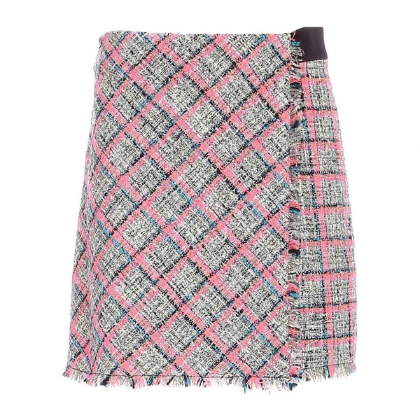 Karl Lagerfeld Summer Bouclé Wrap Skirt