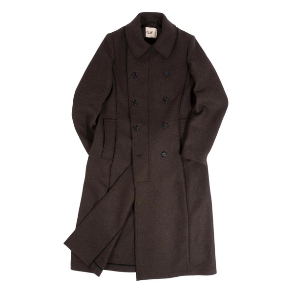 Long Wool Double Breasted Coat