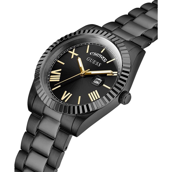 Connoisseur Stainless Steel Black Watch