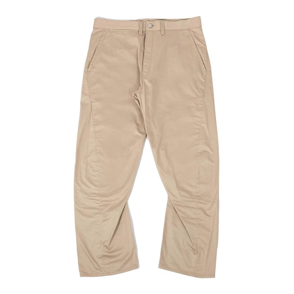 Beige cotton pant