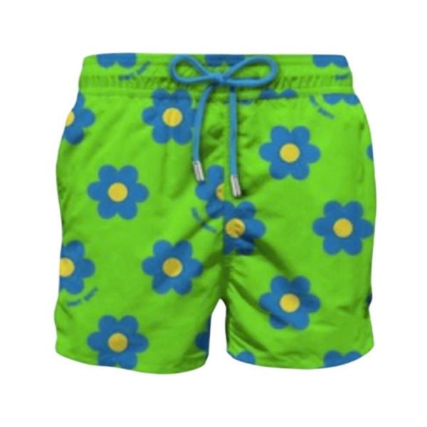 Men's Beach Shorts Tropical Print