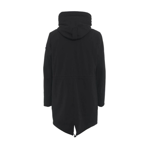 Black Three-Layer Parka AW24