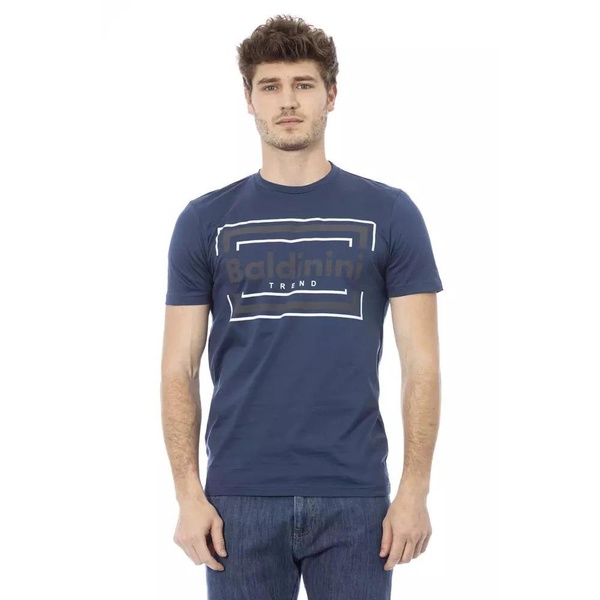 Stylish Blue Cotton T-Shirt