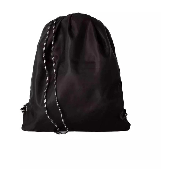 Sleek Nylon Drawstring Backpack