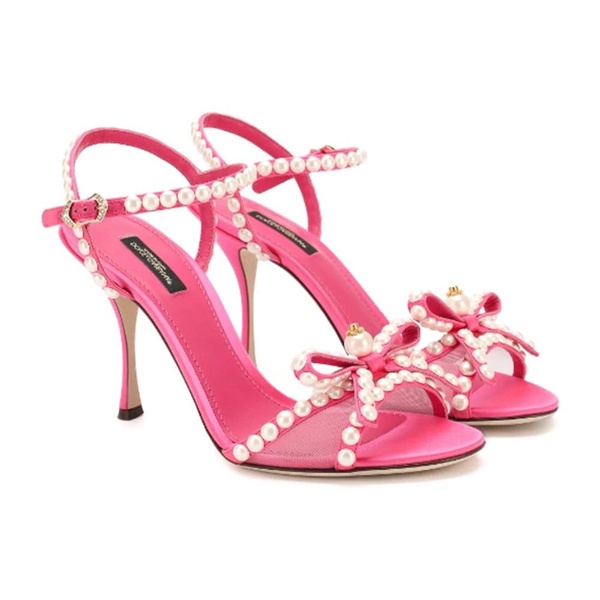 Dolce & Gabbana Pearl-Embellished Sandals