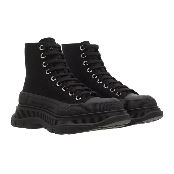 Canvas Lace-up Boots for Men