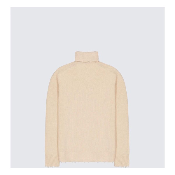 Comfy Turtleneck Sweater with Rips