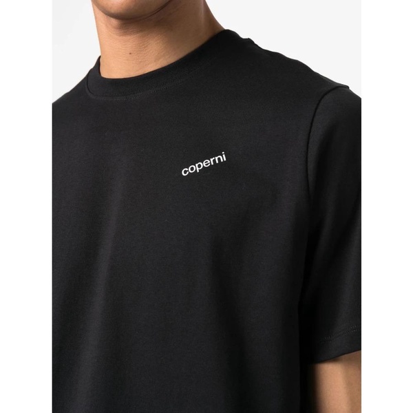 Black Embroidered Logo T-shirt