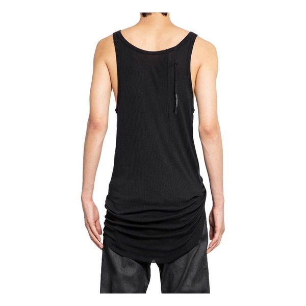 Black Scoop Neck Tank Top