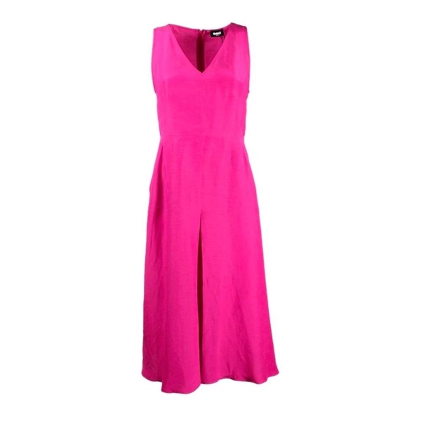 V-neck Sleeveless Dress