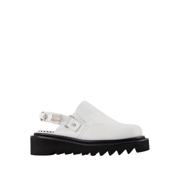 Aj1239 Mules - Toga Pulla - White - Leather